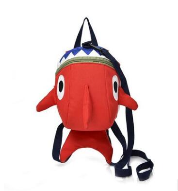 Children's cartoon backpack shark