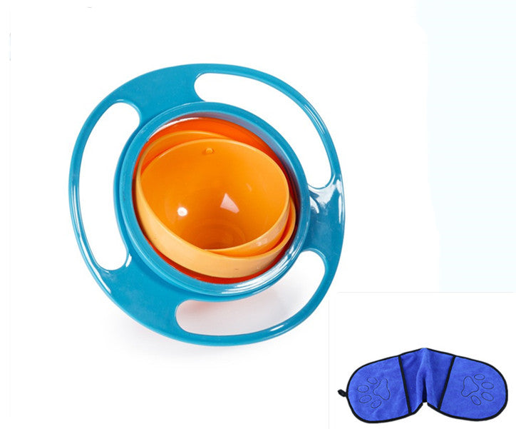 2pc 360 Rotate Universal Spill-proof Baby Bowl Dishes