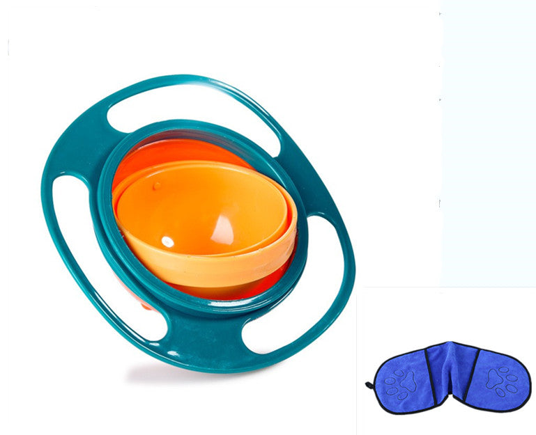 2pc 360 Rotate Universal Spill-proof Baby Bowl Dishes