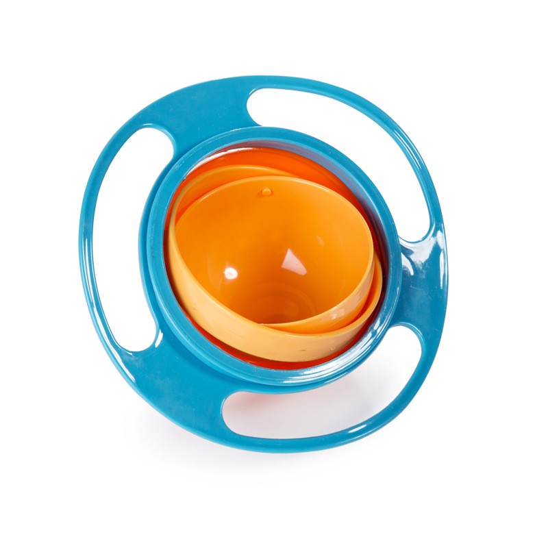 2pc 360 Rotate Universal Spill-proof Baby Bowl Dishes