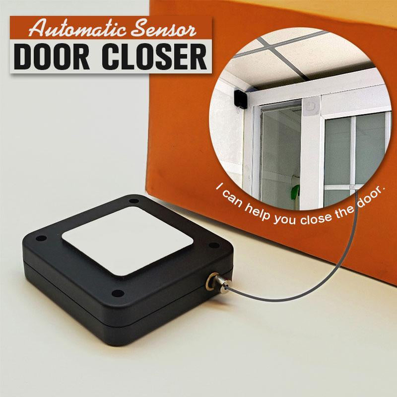 Automatic Door Closer Punch-Free Soft Close Door Closers For Sliding Door Glass Door 800g Tension Closing Device