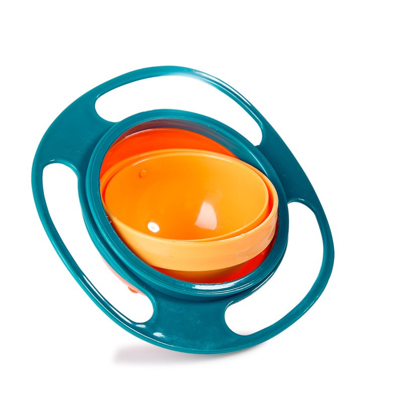 2pc 360 Rotate Universal Spill-proof Baby Bowl Dishes