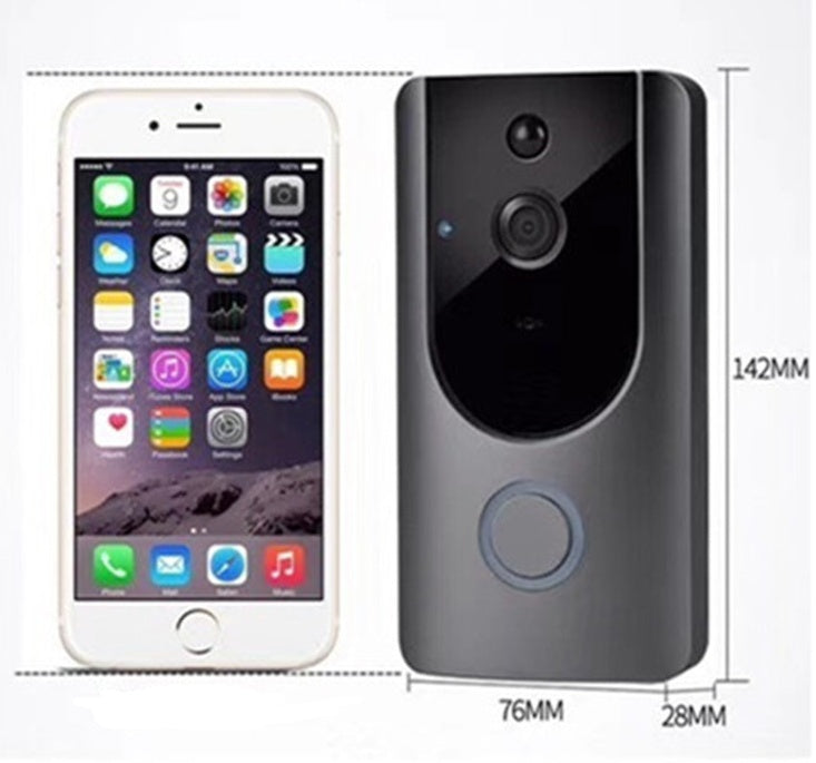 Smart WiFi Video Doorbell Camera Visual Intercom With Chime Night light