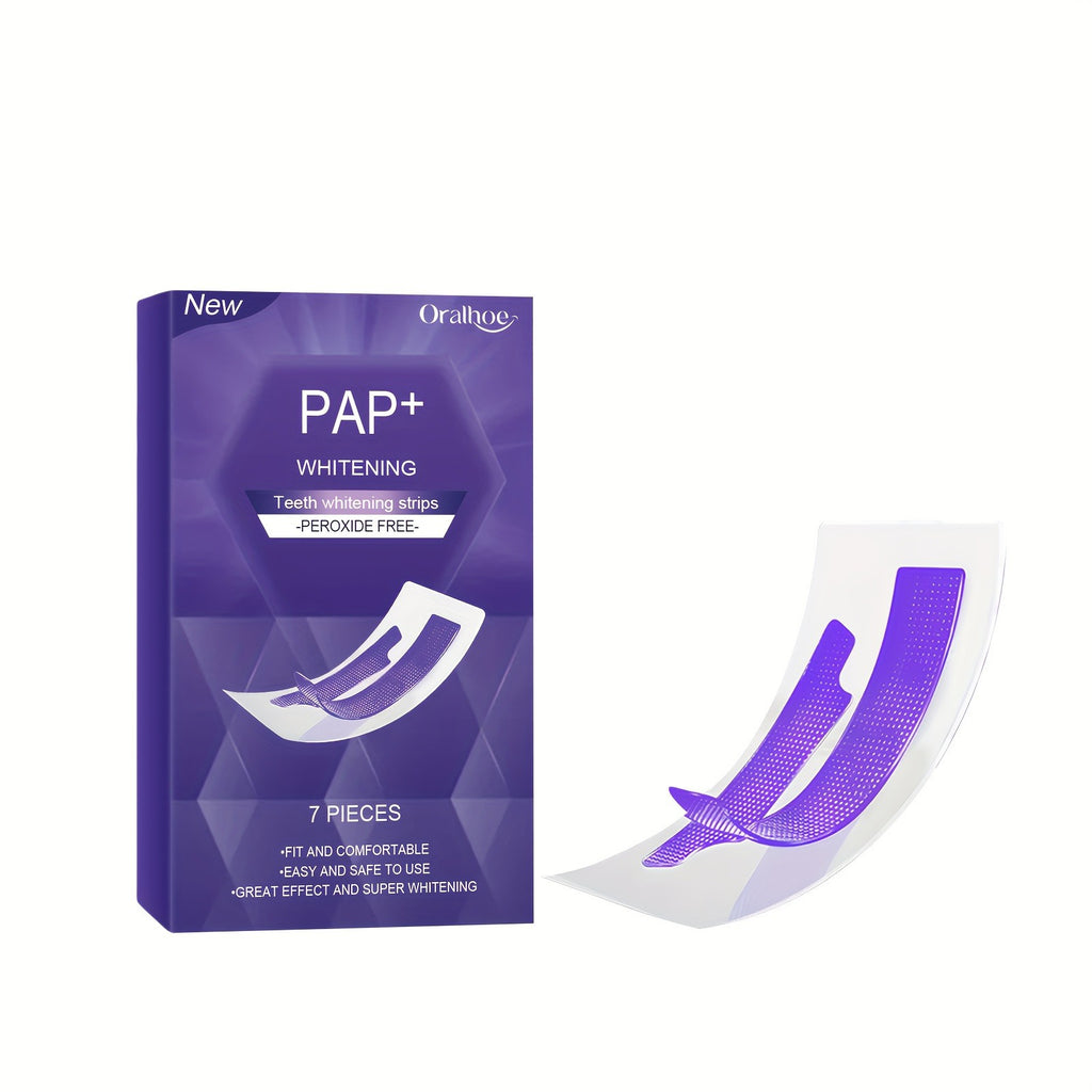 Whitening Teeth Strips Purple Strips Dry-application